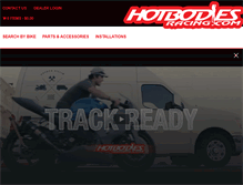 Tablet Screenshot of hotbodiesracing.com